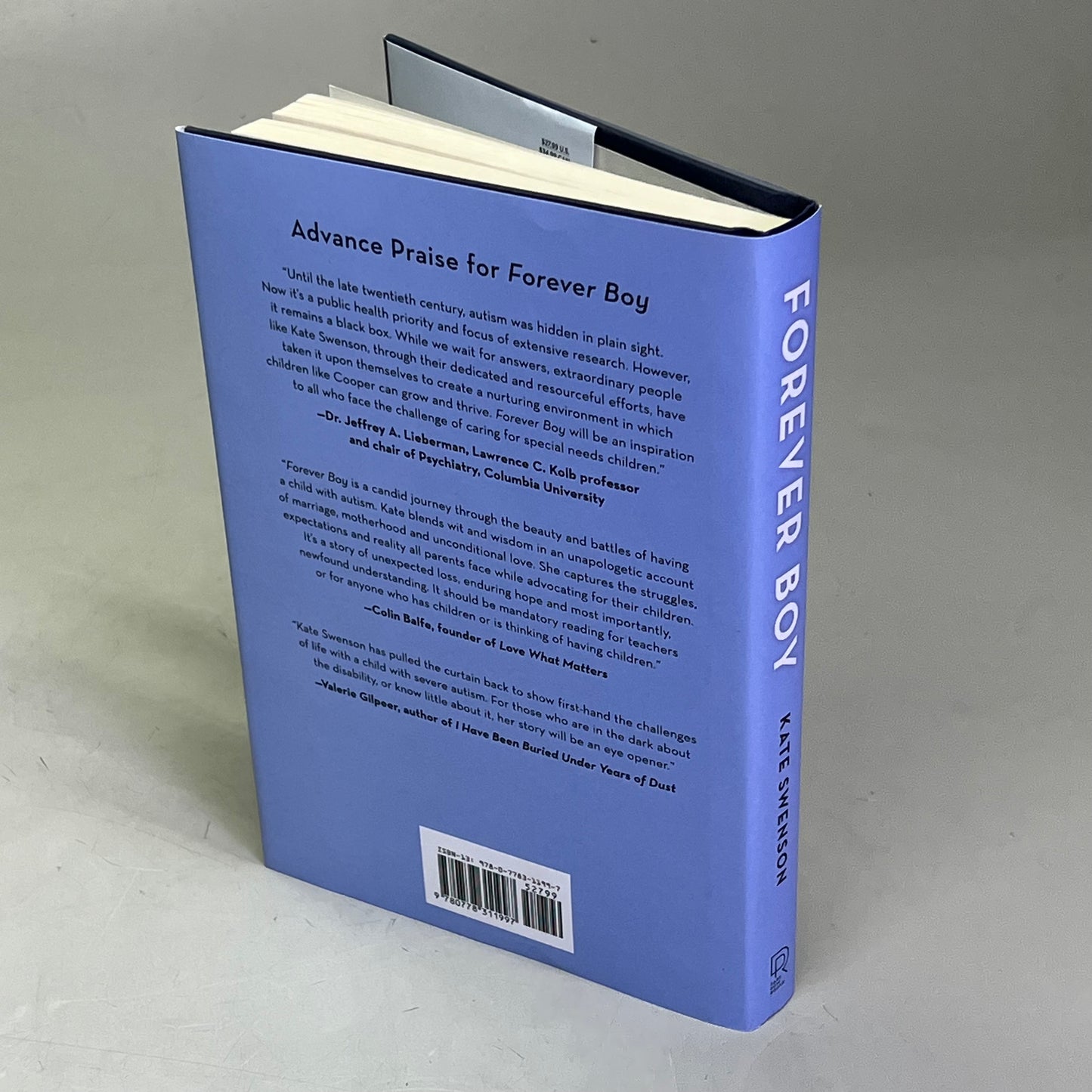 FOREVER BOY A Mother's Memoir Of Autism & Finding Joy By Kate Swenson Hardcover