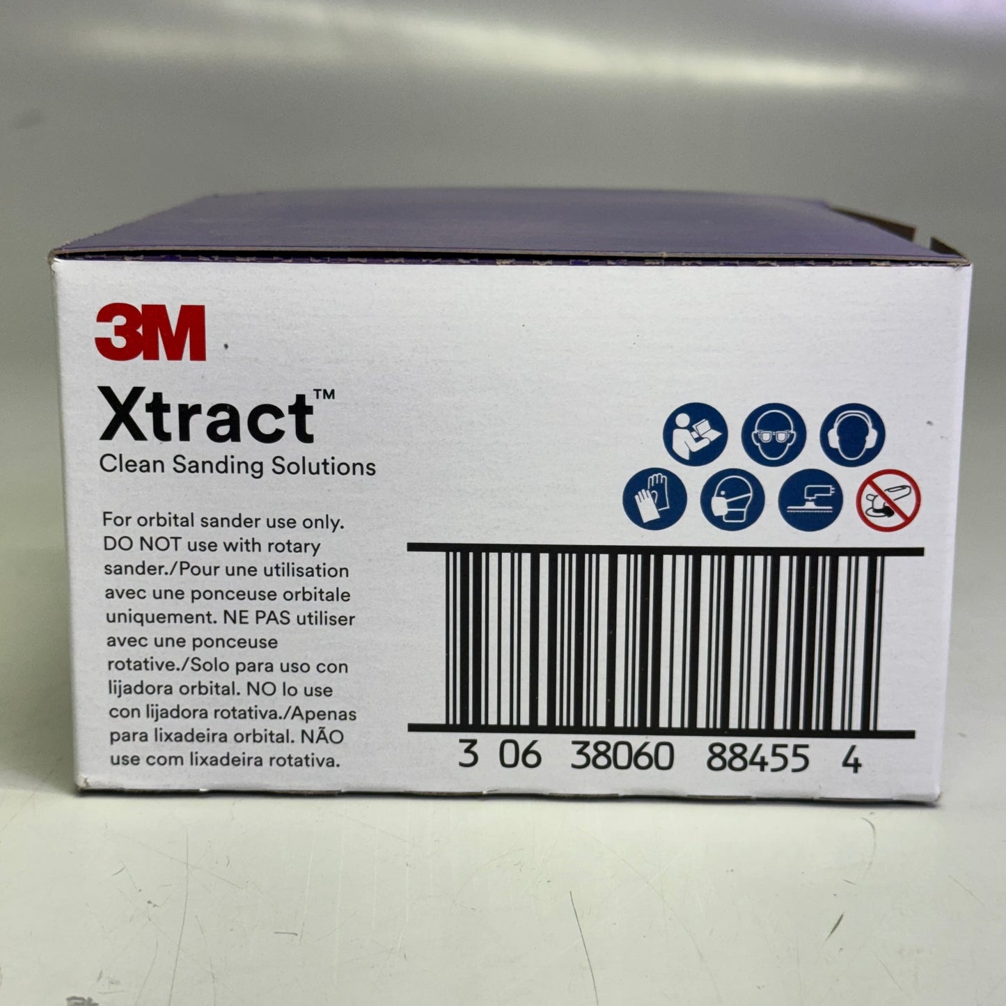 3M (50 PK) 6" Cubitron II Xtract Sanding Net Disc 710w 80 Grit Purple 88455 Hook & Loop