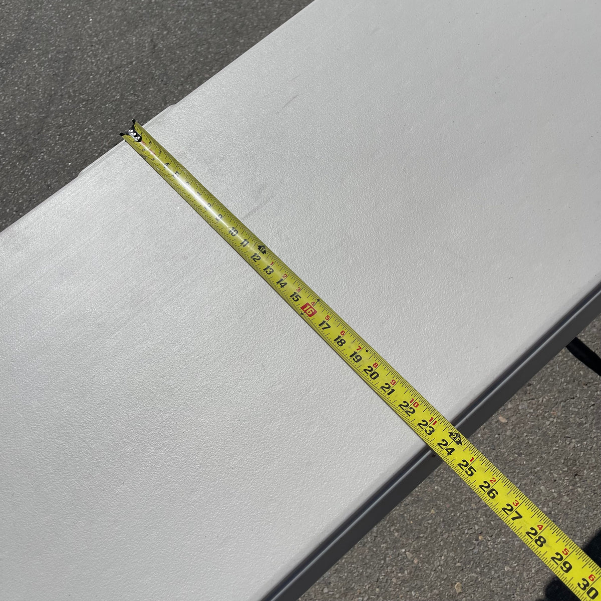 LIFETIME Commercial Adjustable Height Table 4'x2' White 80387