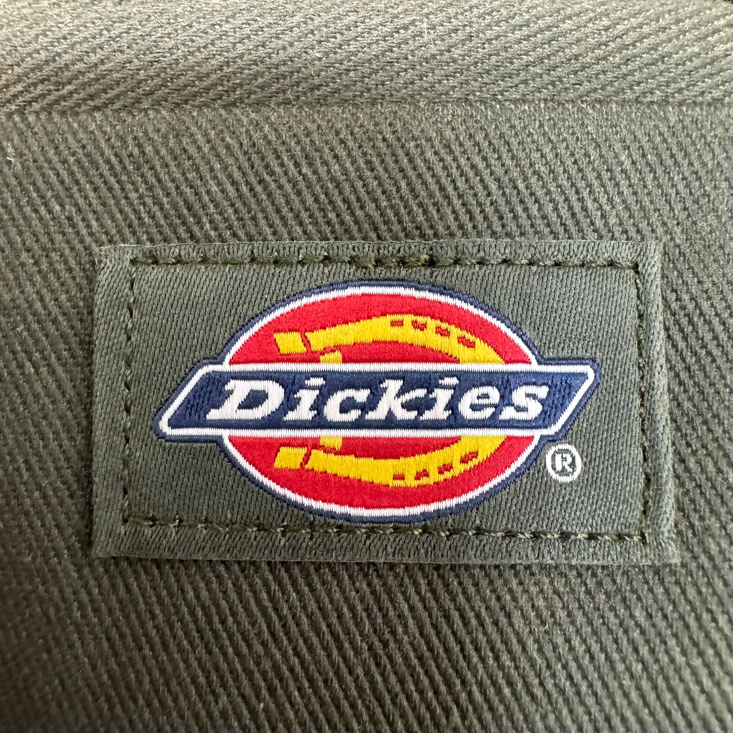 DICKIES Loose Fit Twill Work Shorts 13" Inseam Men's Sz 32 Olive Green 42283OG