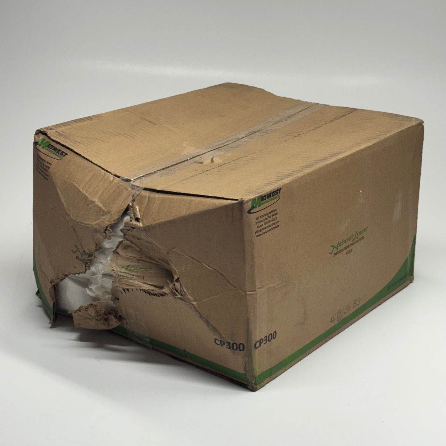 ZA@ NATURE'S LINEN (3000 PACK) Premium Beverage Napkins Sz 10" x 10", White CP300 (AS-IS, Distressed Box)