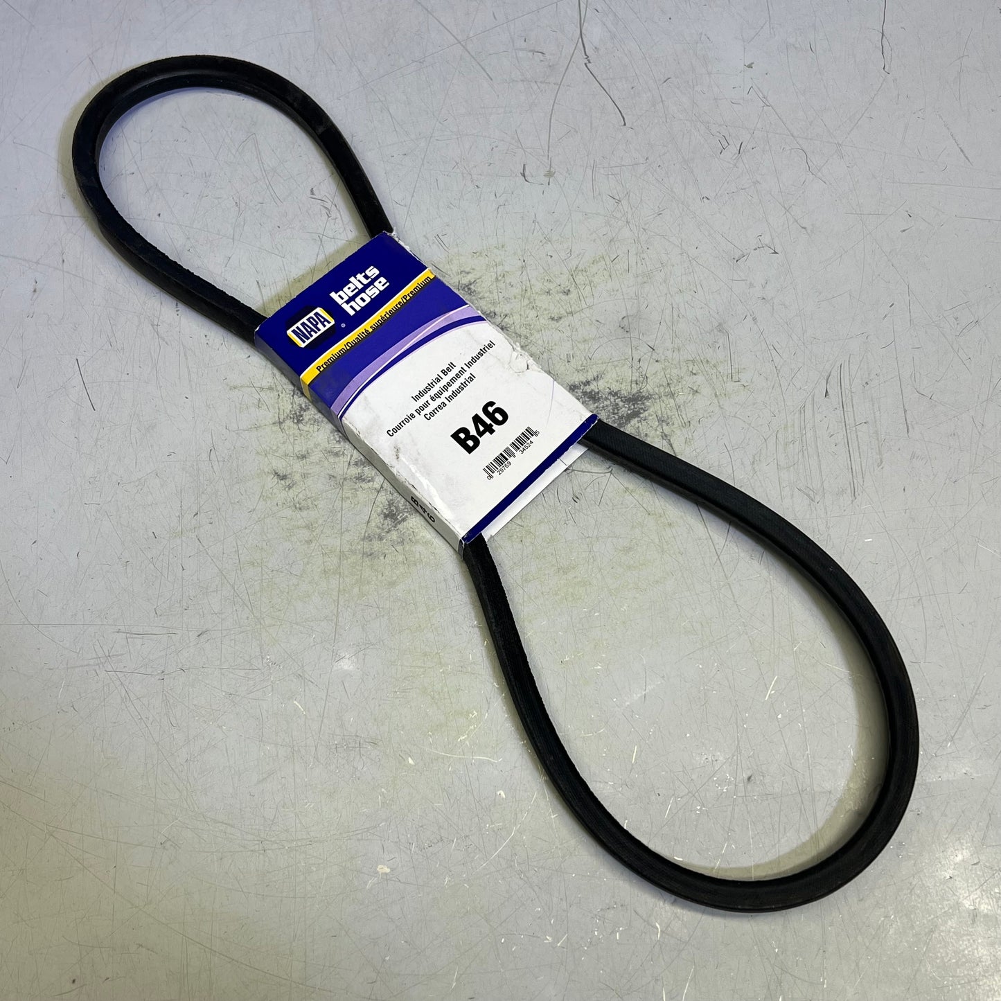 NAPA Classical Section Wrapped V-Belt B 21/32" x 49" Black NBH B46