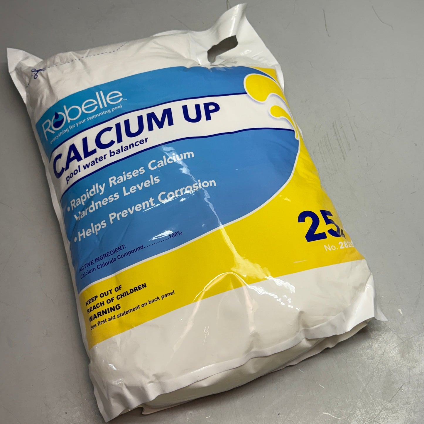 ZA@ ROBELLE (25 Lb Bag) Calcium Up Pool Water Balancer (Raises Hardness Levels) 2825B E
