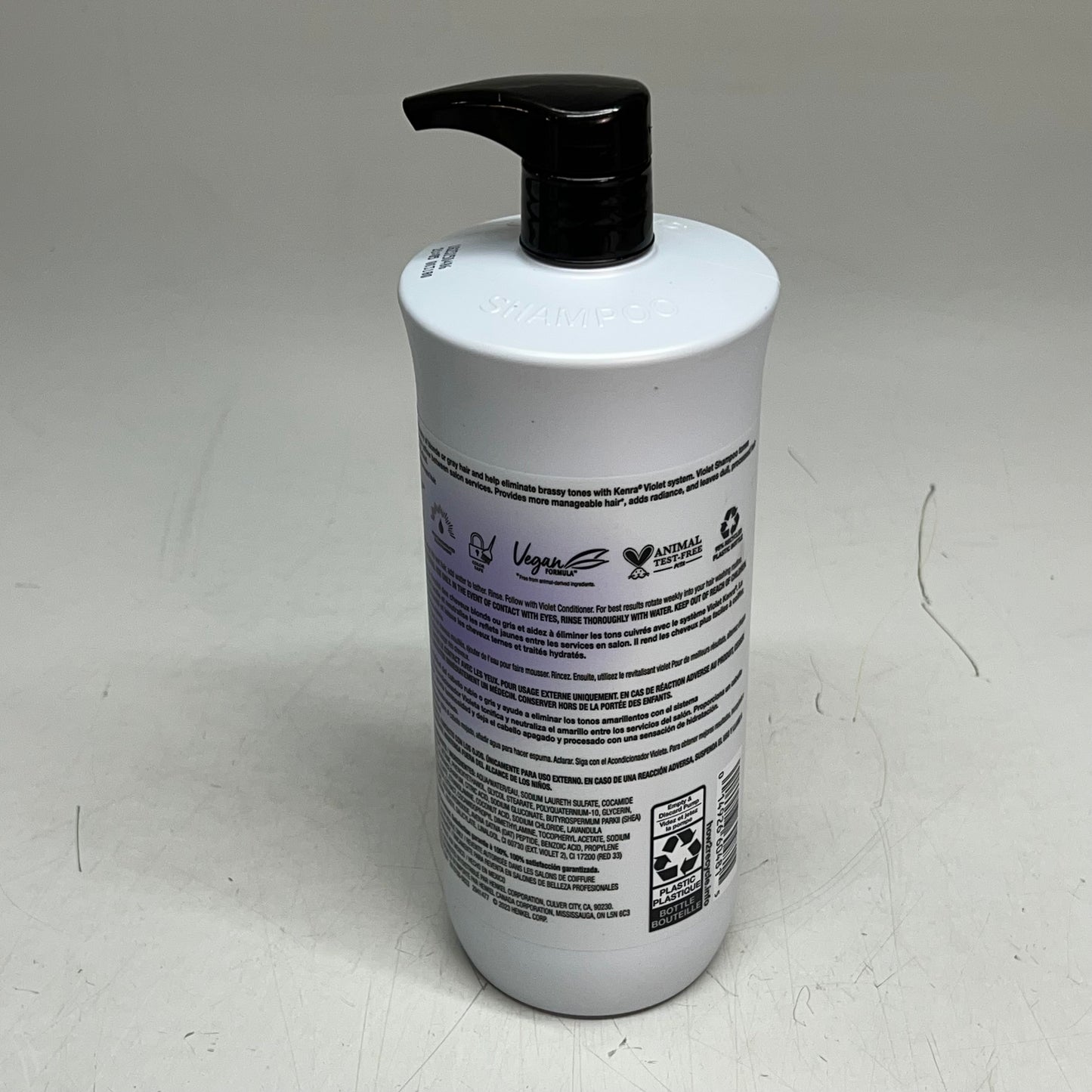 KENRA Violet Shampoo For Enhancing Blonde Vibrancy Eliminating Brass 33.8 oz