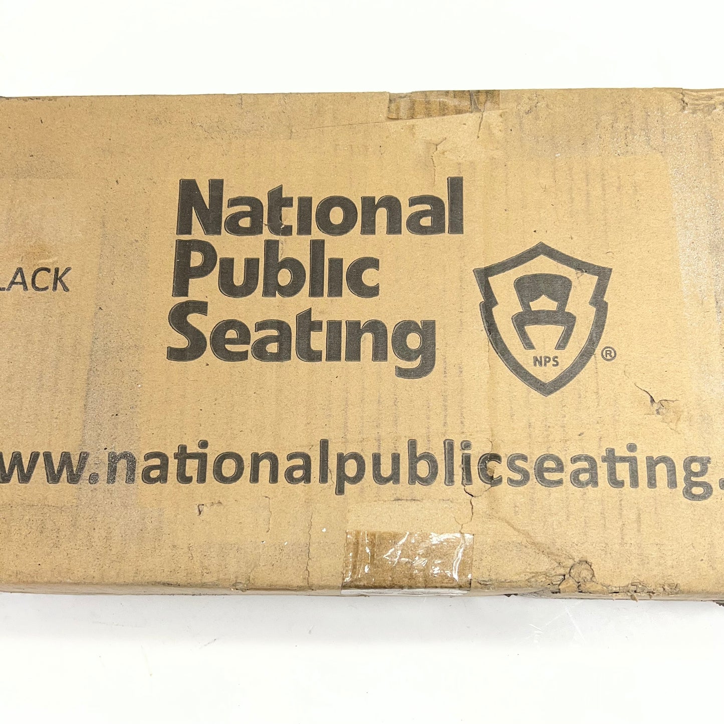 ZA@ NATIONAL PUBLIC SEATING (SET OF 4) Steel Legs Adjust Height Black SITAHL-S10 (As-Is)