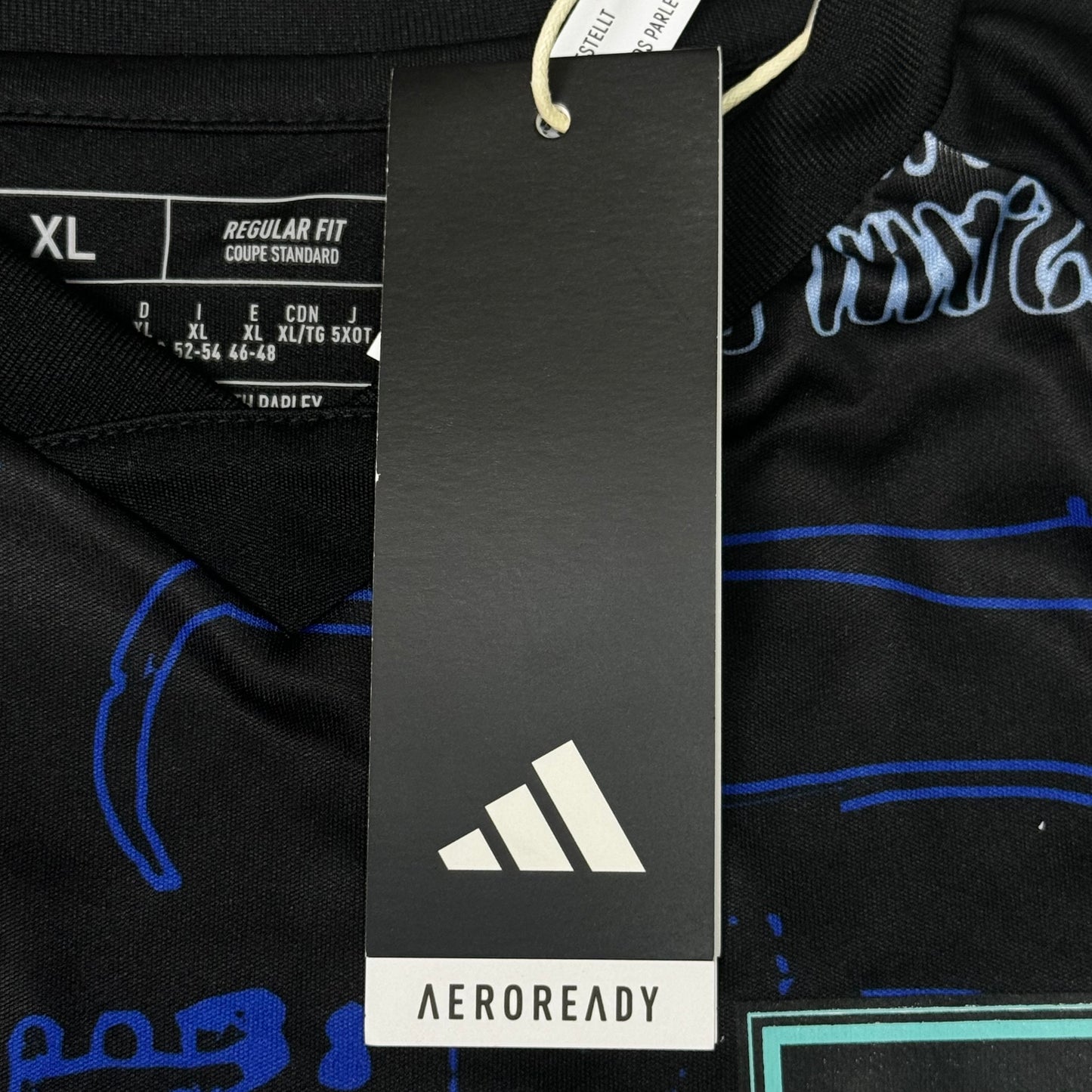 AEROREADY Los Angeles Football Club Jersey Women's Sz-XL Black/Blue IP4314 280