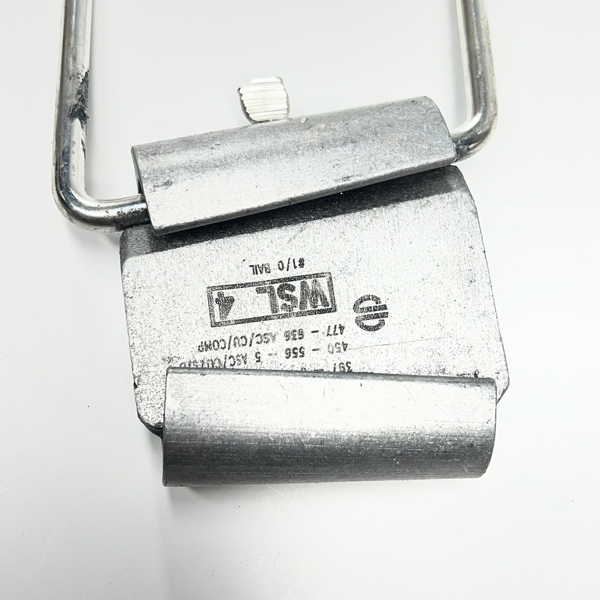 BURNDY Stirrup 397.5-477 Kcmil Cable Size 1/0 AWG Bail Size Silver WSL4