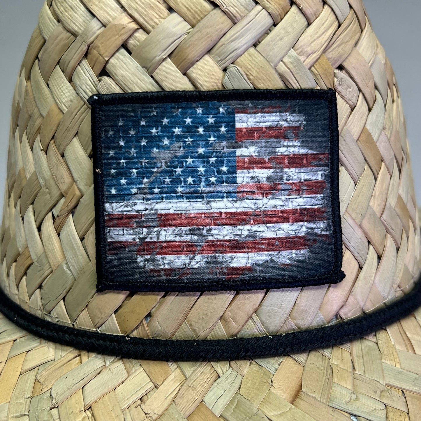 FUN FACTORY Novelty Natural Straw Hat 5.0 Patriotic (USA) 360 Degree Coverage