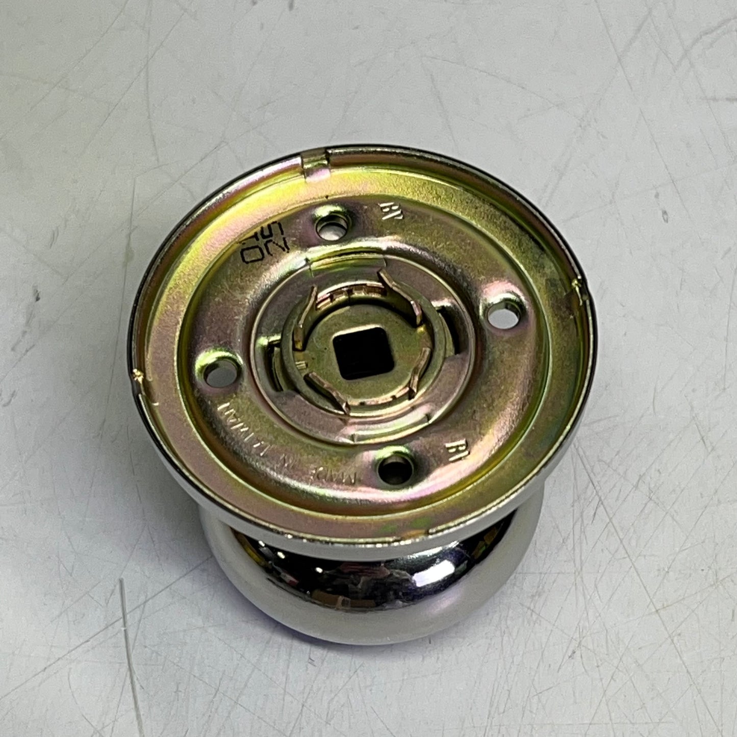 SCHLAGE (2 PACK) Stratus Grade 3 Single Dummy Knob Polished Chrome J170-STR-625