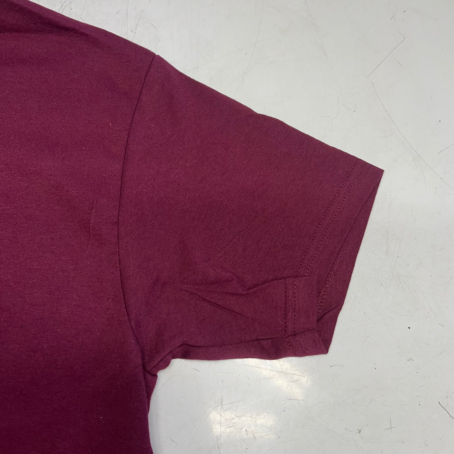 ZA@ AMERICAN APPAREL (12 PACK) Heavyweight Cotton Tee Unisex Sz L  Burgundy 1301