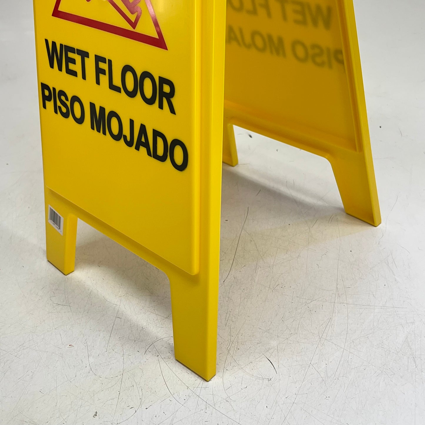 CARLISLE Wet Floor Sign English/spanish Professional Quality 25" Yellow 36900|00