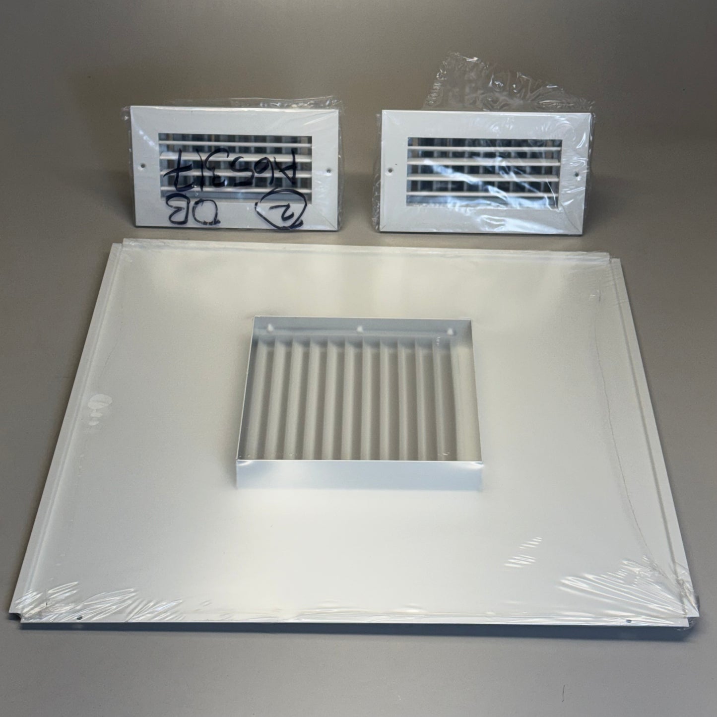 ANEMOSTAT 3 Pcs Diffuser Ceiling Vent Sz 24” x 24” White A65317