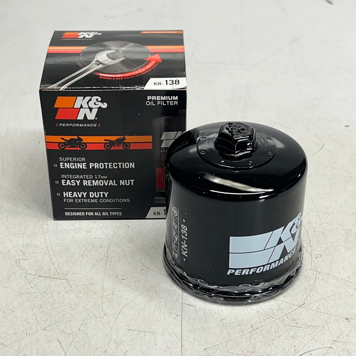 K&N Premium High Flow Oil Filters for Suzuki Model Vehicles  KN-138