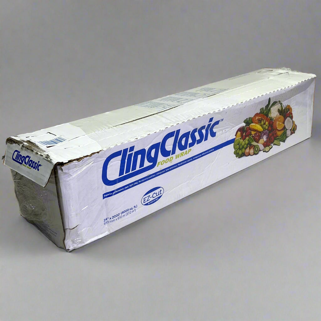 BERRY CLINGCLASSIC Food Wrap Sz 24" x 2000', Clear J1504373