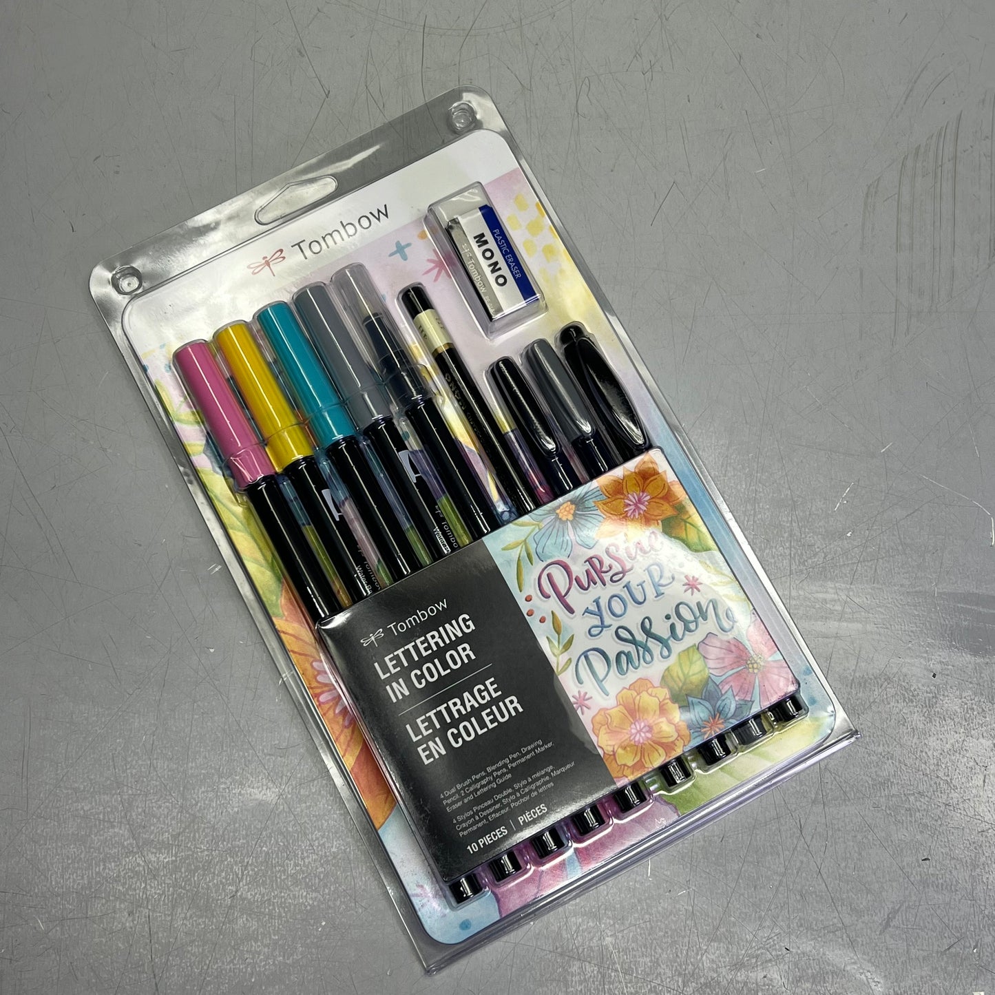 TOMBOW Updated “Lettering In Color” Set For Lettering Design 10 Piece 15257