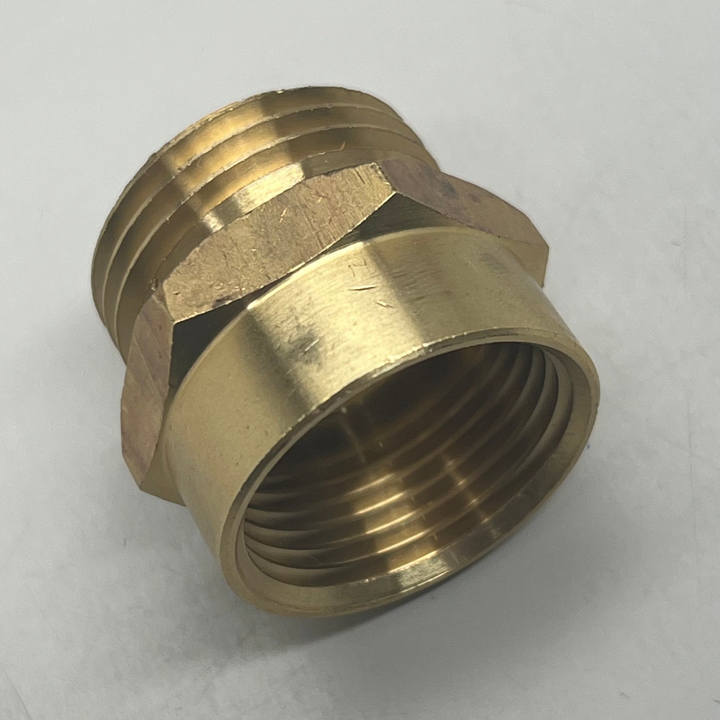 PASCO (5 PACK) Brass Adapter 3/4" MHT x 3/4" FPT Male Hose - Female Pipe 2146