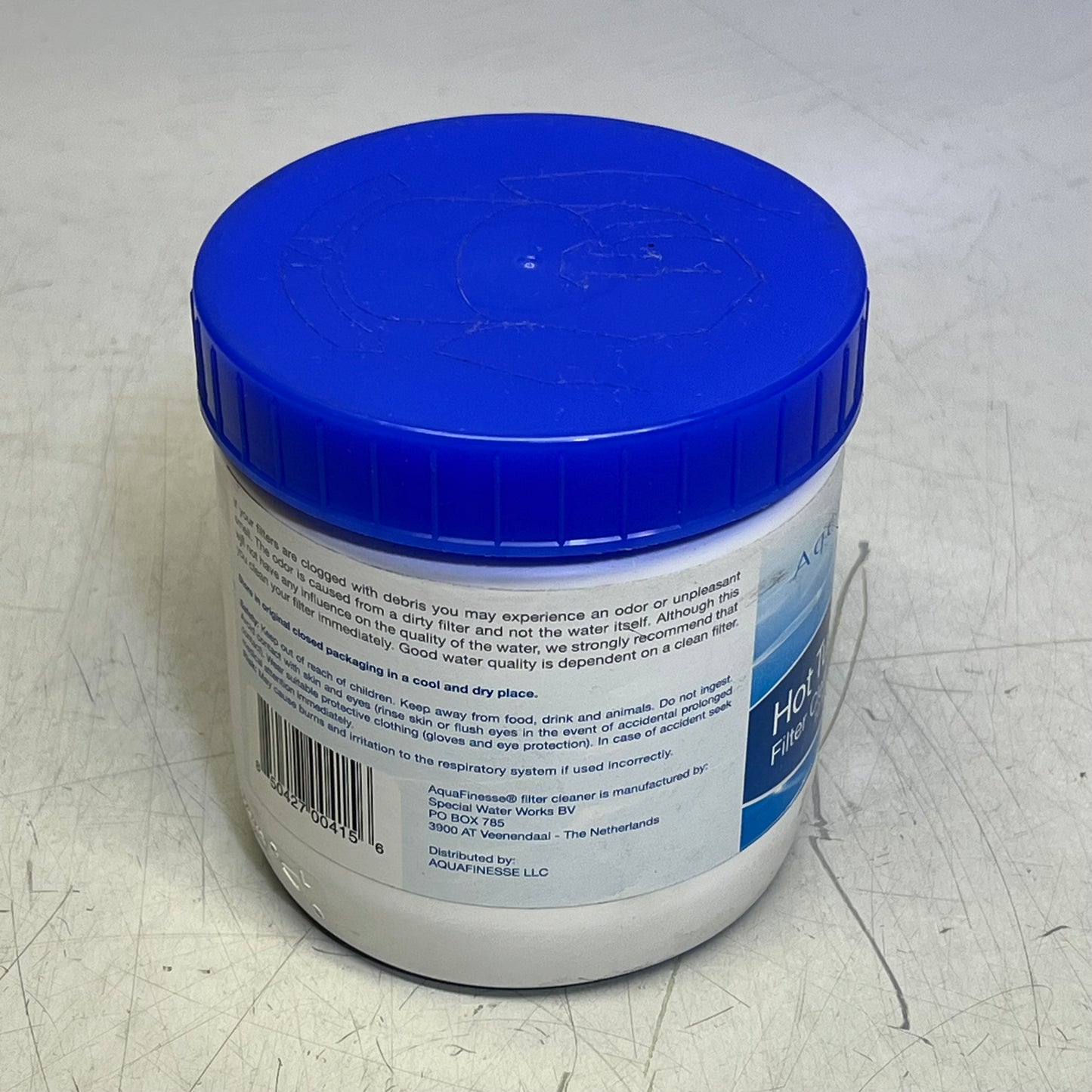 AQUA FINESSE Hot Tub & Spa Filter Cleaner Fizz Tablets 10 Tabs White AQF956316