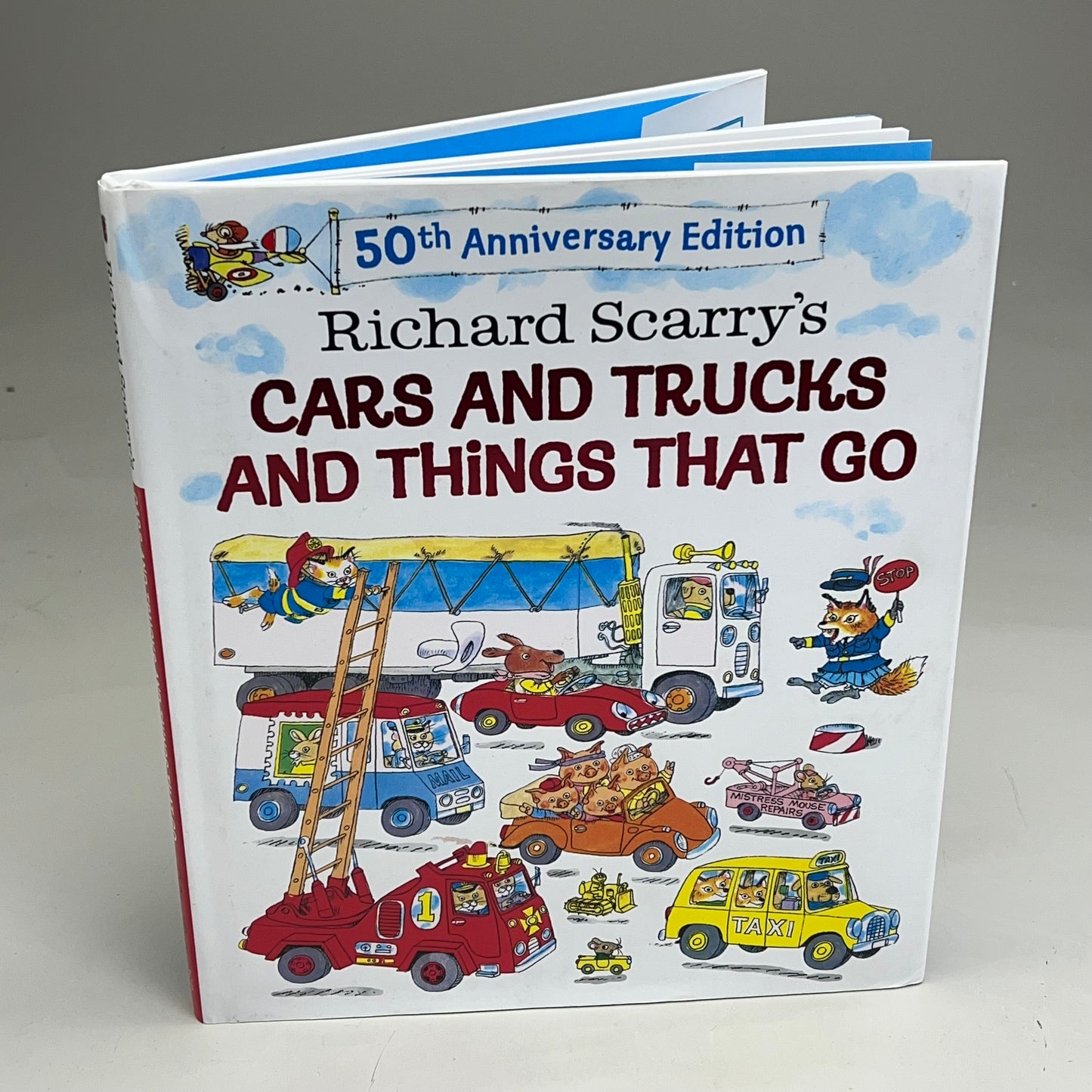 CARS & TRUCKS & THINGS THAT GO 50th Anniversary Edition Hardcover By Richard Scarry