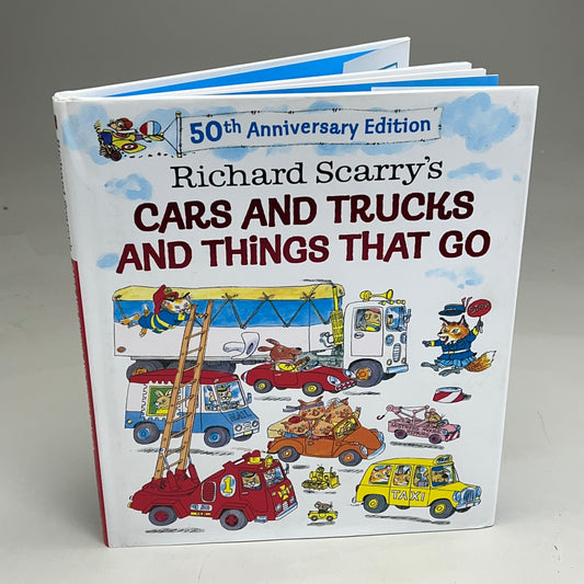 CARS & TRUCKS & THINGS THAT GO 50th Anniversary Edition Hardcover By Richard Scarry
