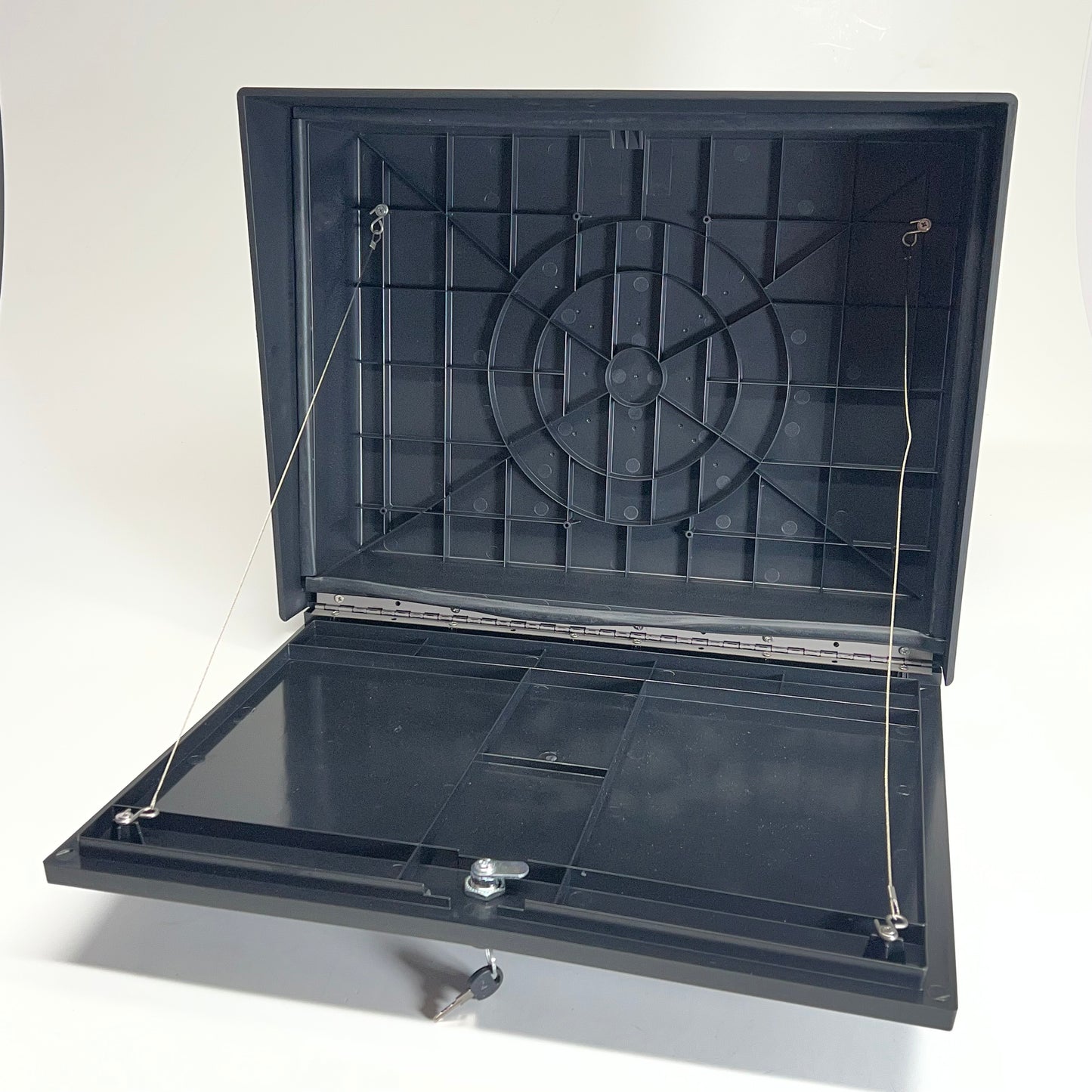 PEDESTAL PRO Landscape Polycarbonate Housing 20"x16" Black LANDO-PC-20X16-E-BLK