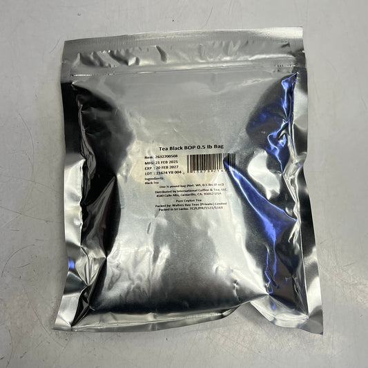 WALTERS BAY TEAS (5 PACK, 0.5lbs EACH) Earl Grey Tea  BB 04/27