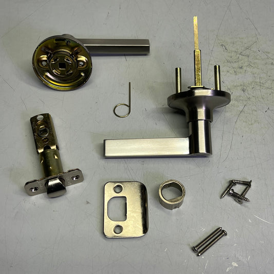 SCHALGE Solstice Privacy Door Lever Set From The J-Series Satin Chrome J40SOL626