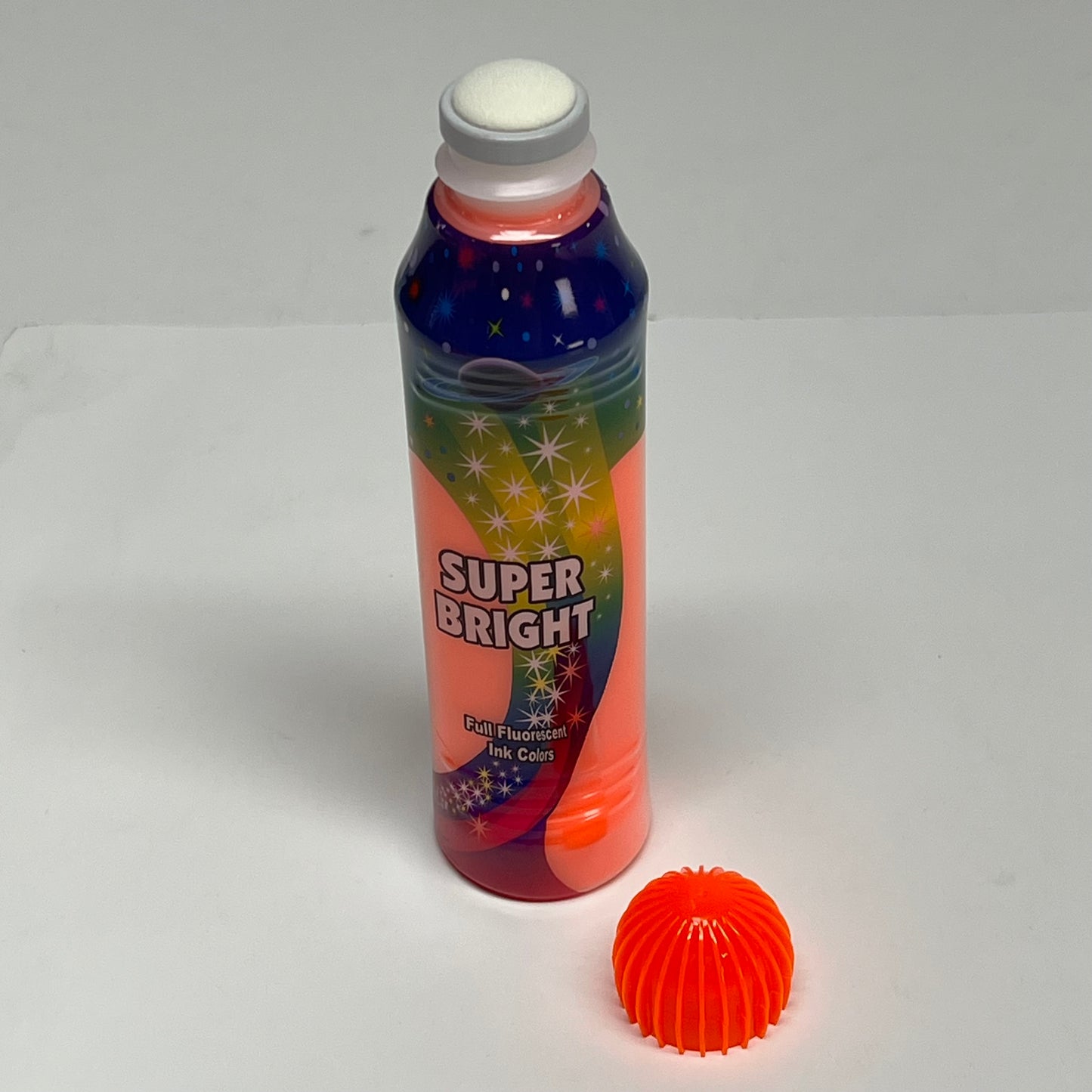 DAB O INK (12 PACK) Super Bright Full Fluorescent Bingo Ink Marker 3oz Orange