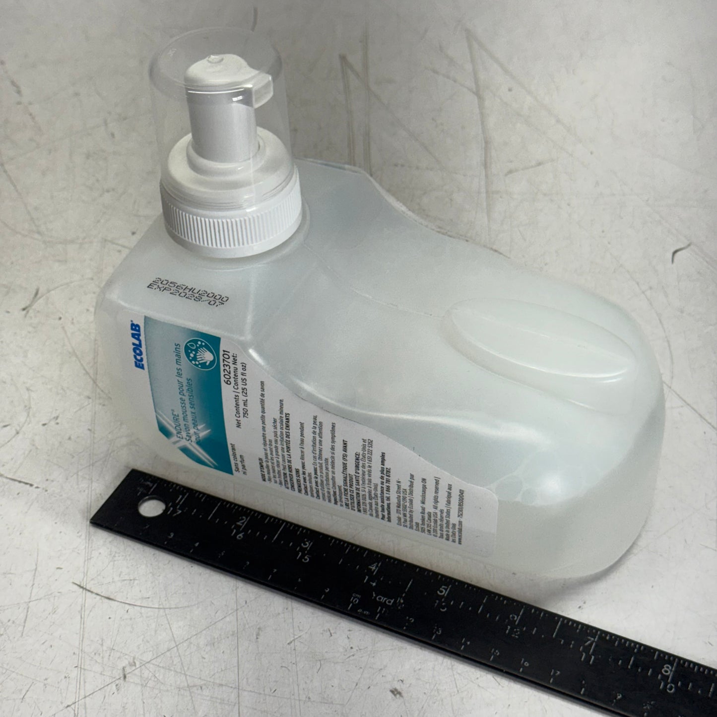 ECOLAB (6 PACK) Sensitive Skin Foam Hand Soap 25 fl oz. 6023701 BB 07/28