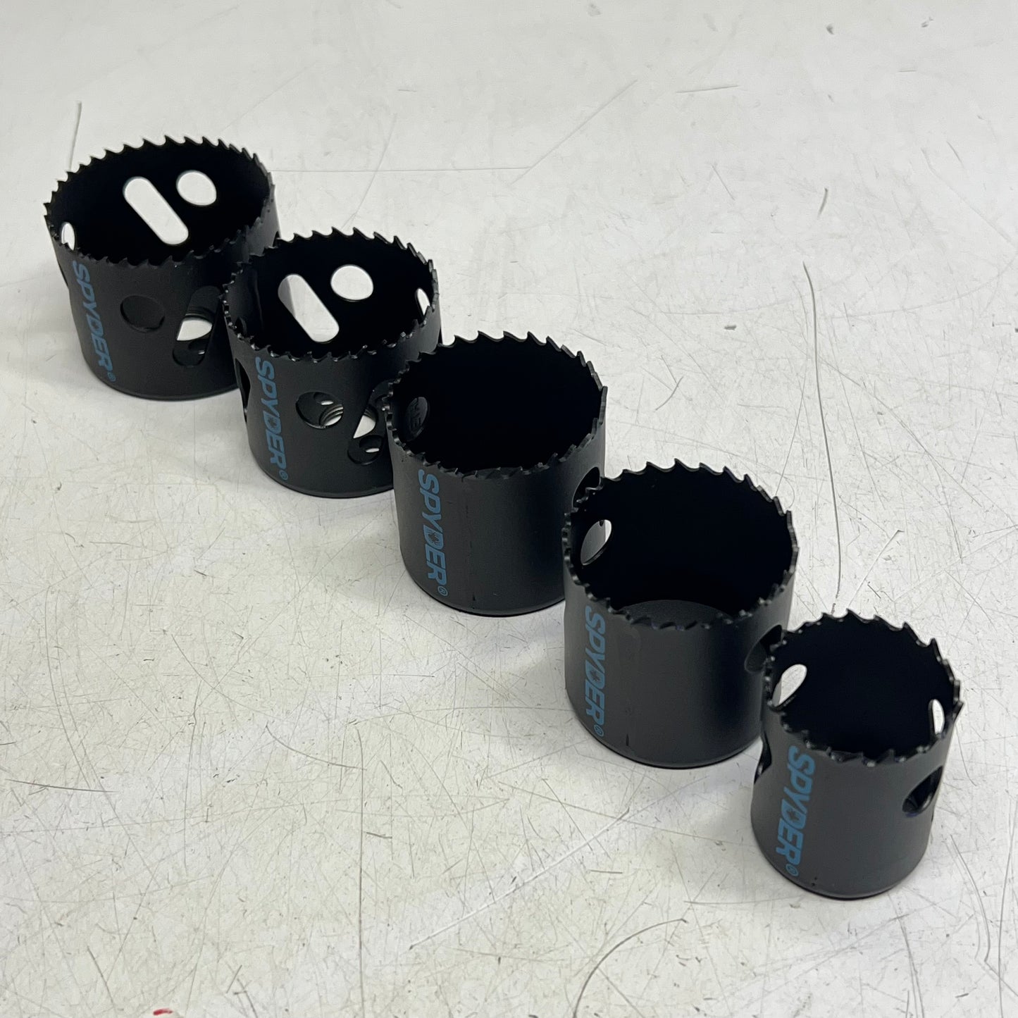 SPYDER Bi-metal Hole Saw Kit Rapid Core Eject Cut Up to 5x Faster 13 Pc 600887