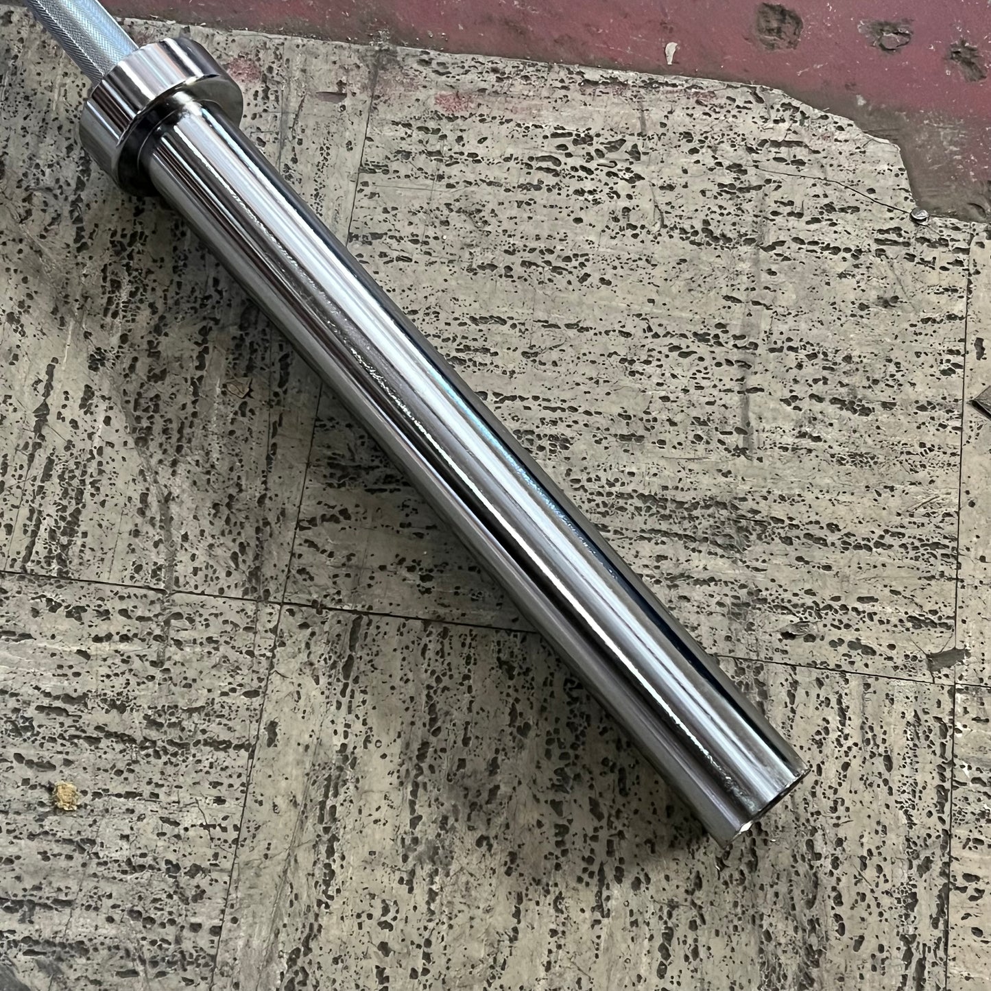 TITAN Olympic Weight Bar 1500 Lb Cap 86" L 2" Dia Chrome 86OBAR
