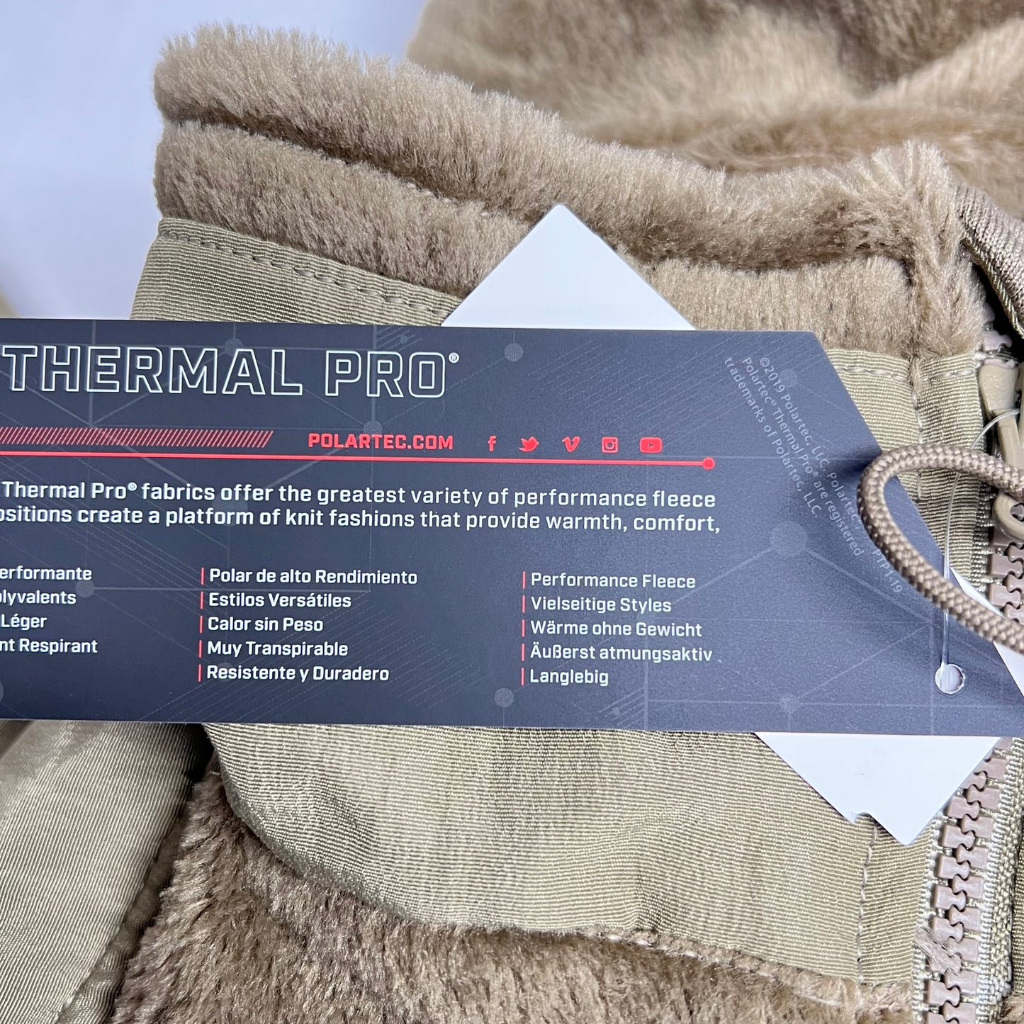POLARTECK Us Army Thermal Pro Fleece Jacket Gen 3 Cold Weather Sz Small Green