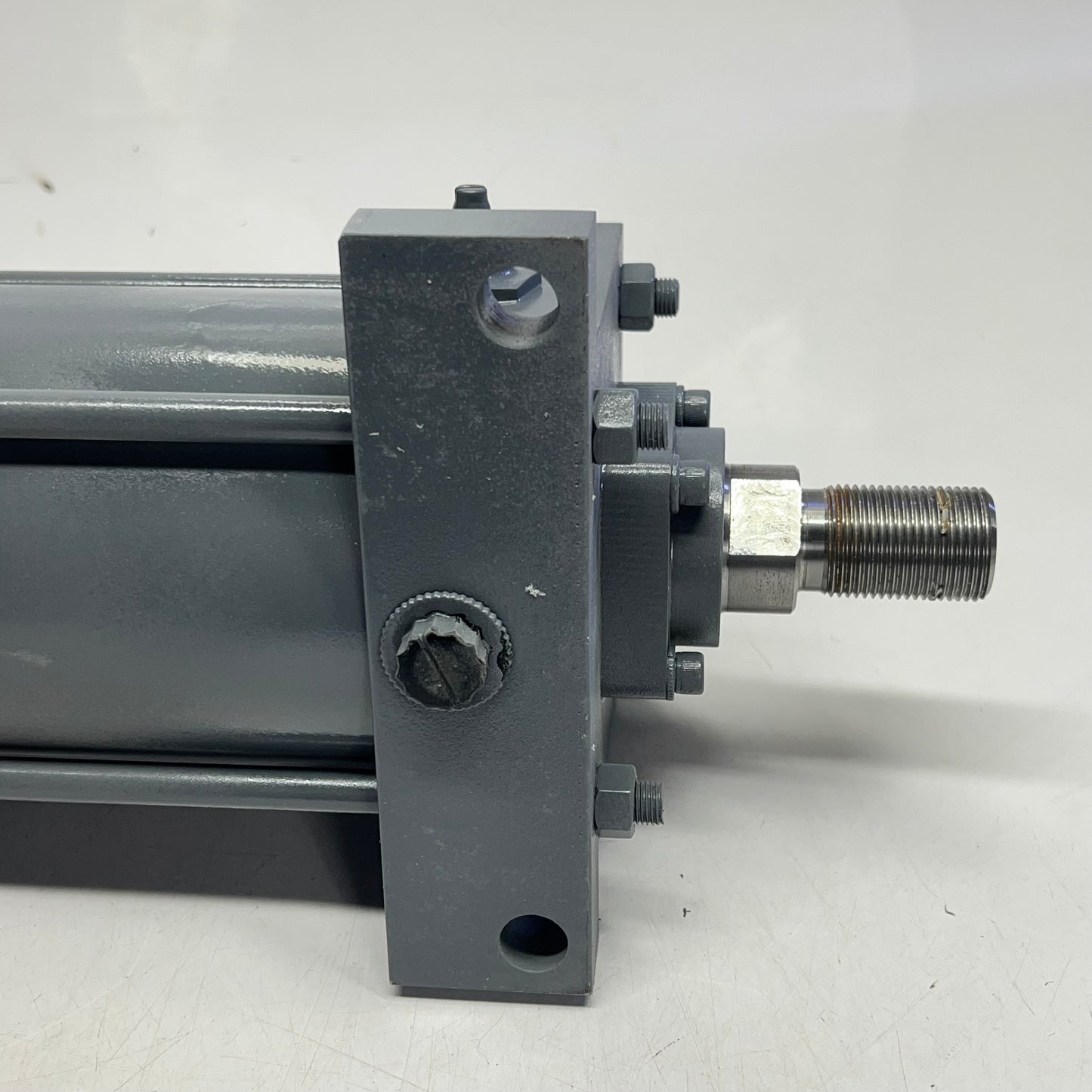 NOPAK American Made Hydraulic Cylinder 4" Bore 14" Stroke Grey 614X14A4AN13