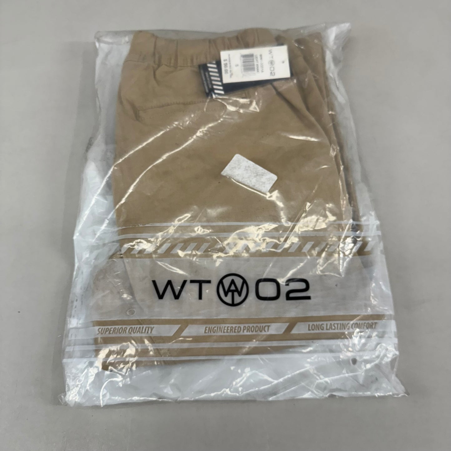 WT02 Jogger Pants Men's SZ Small Light Khaki 9091-3331A