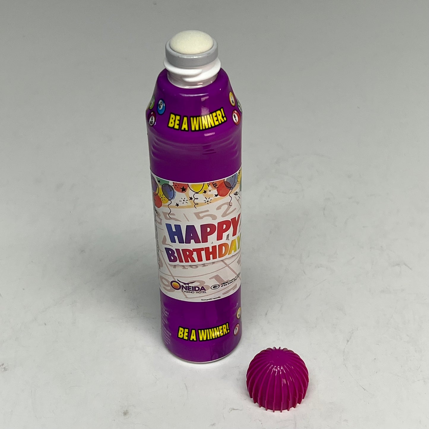 DAB O INK (12 PACK) Onedia Casino Happy Birthday Bingo Marker 4oz Purple D25
