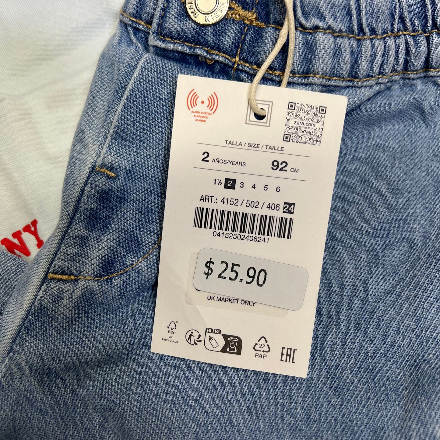 ZA@ ZARA Lot Of Assorted Children's Clothing Tops, Pants & Jacket Girl's Sz 1/1.5/2