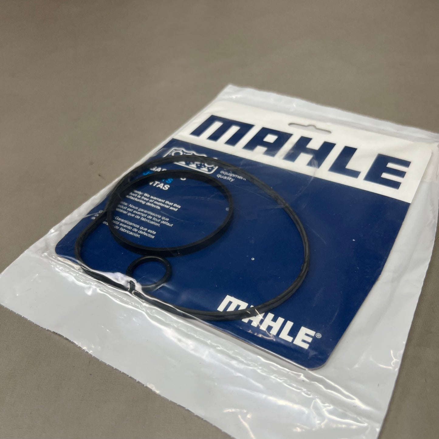 MAHLE Engine Water Pump Gasket For BMW Black GS33634