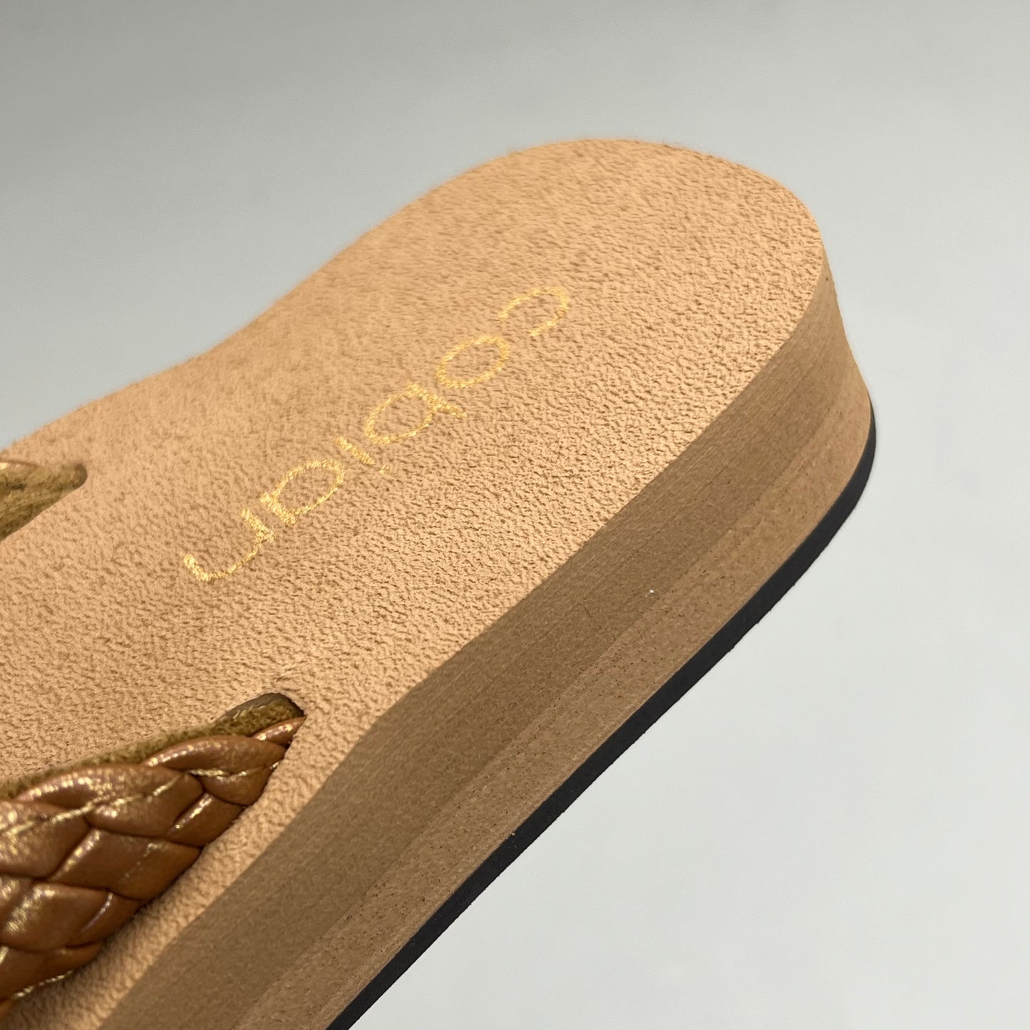 COBIAN Braided Bounce Sandals Women's SZ 7, EU 37 Chestnut BRB10-210-7