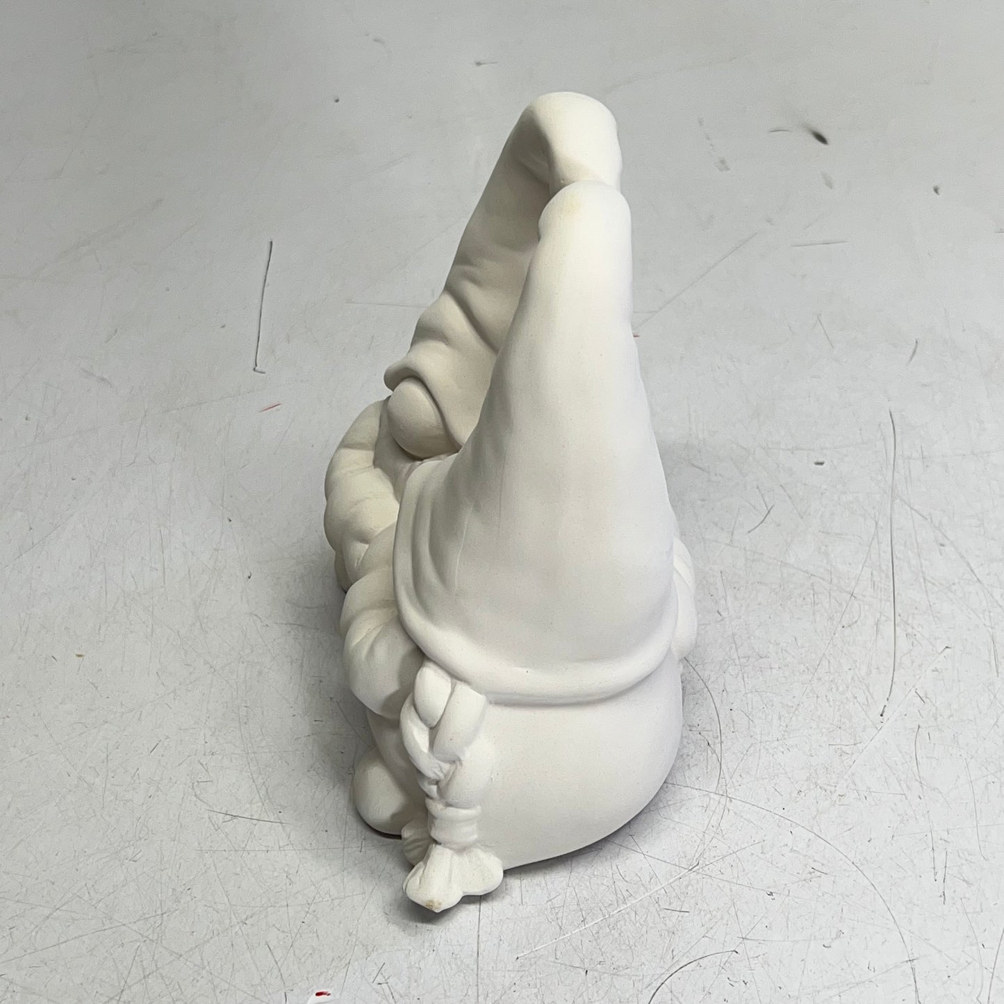 GARE Blank Ceramic Mr & Mrs Heart Gnome for Glazing & Painting 8"x6"x4" 032425