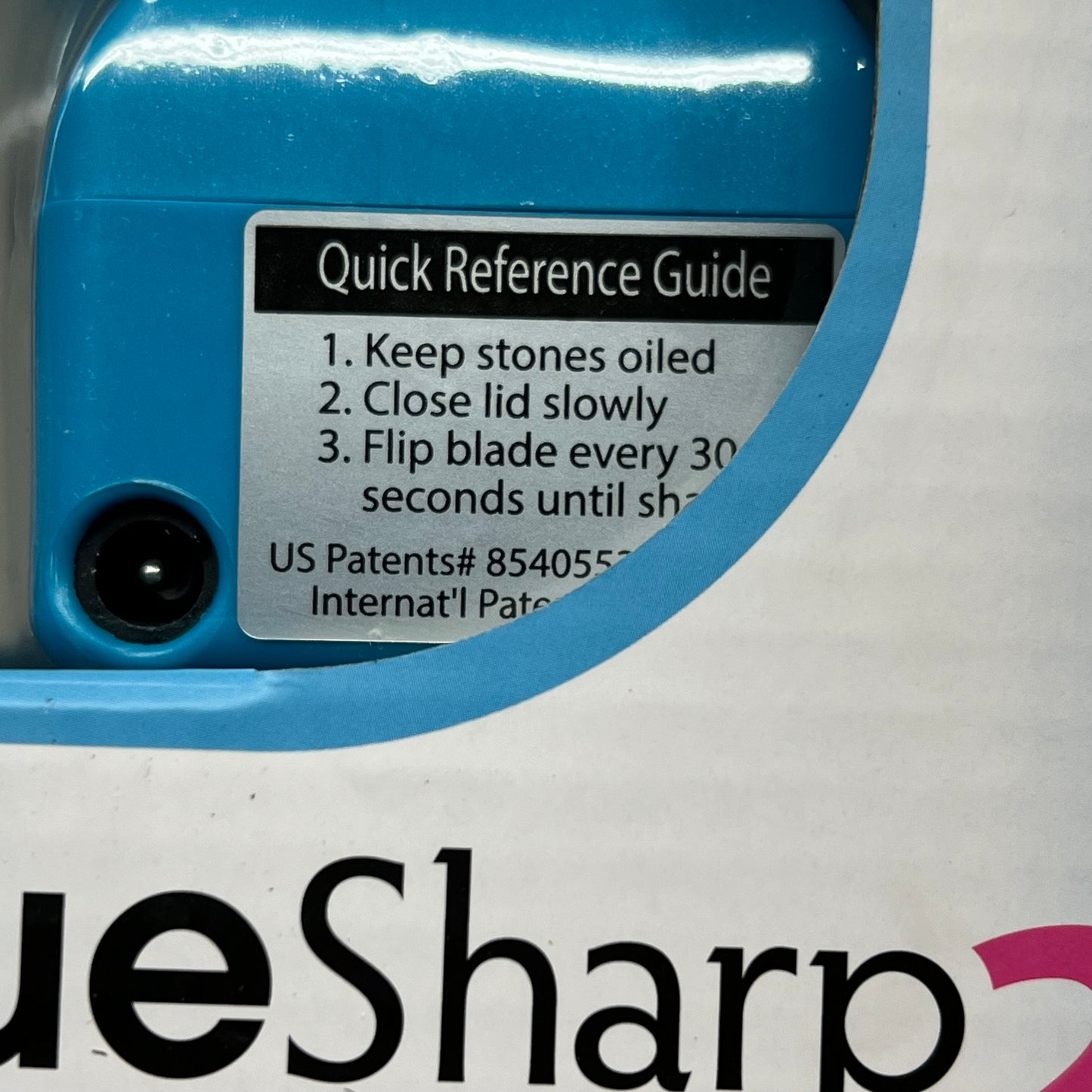 TRUE SHARP 2 High Quality Power Rotary Blade Sharpener Blue TCC-01-21018