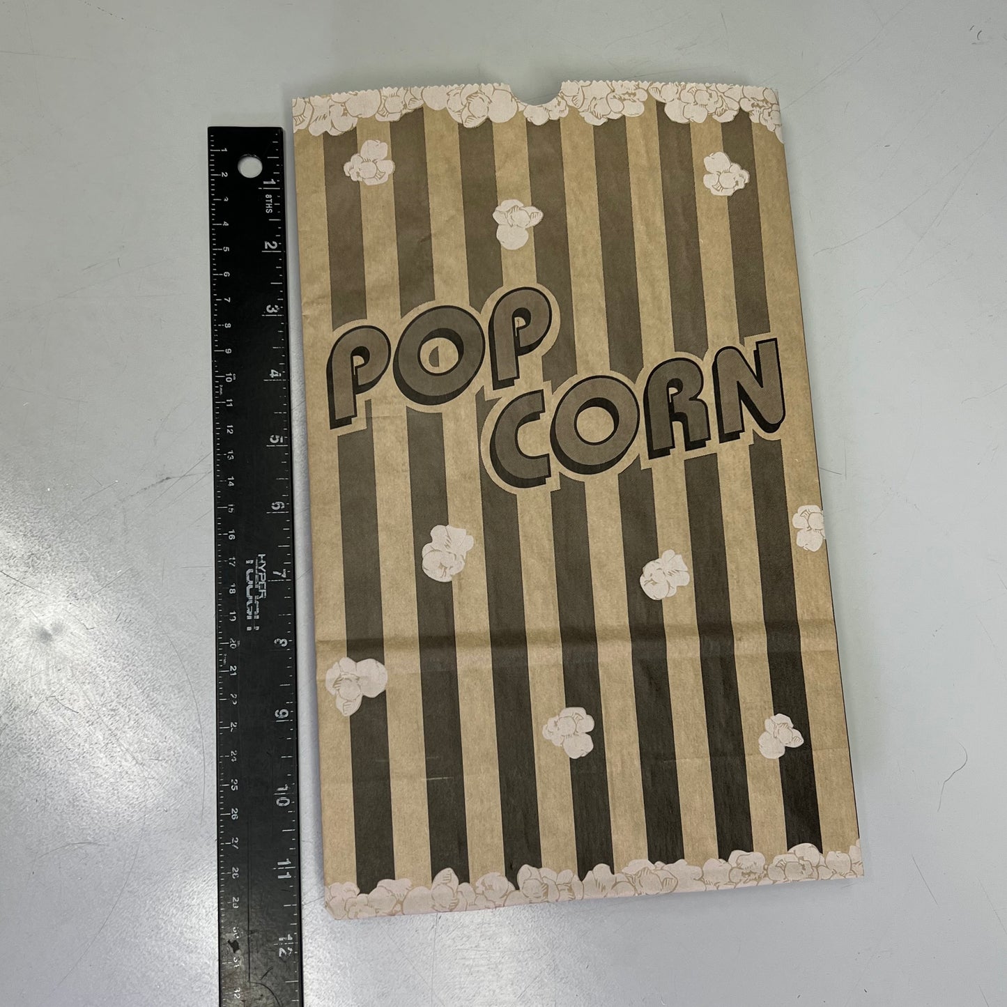 BAGCRAFT (250 PACK) Soy-Blend Eco Wax Pop Corn Bags 170oz Brown 300614