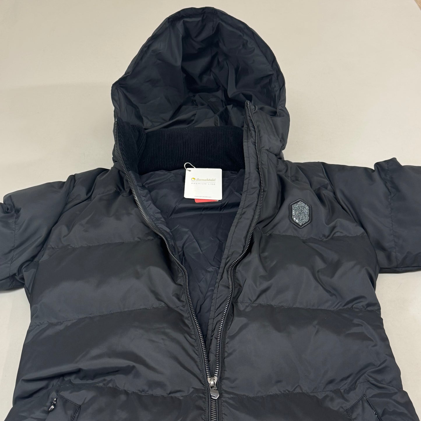 SAMSHIELD Sierra Equestrian Winter Coat Winter Jacket Down To Knees Women's Sz S Black