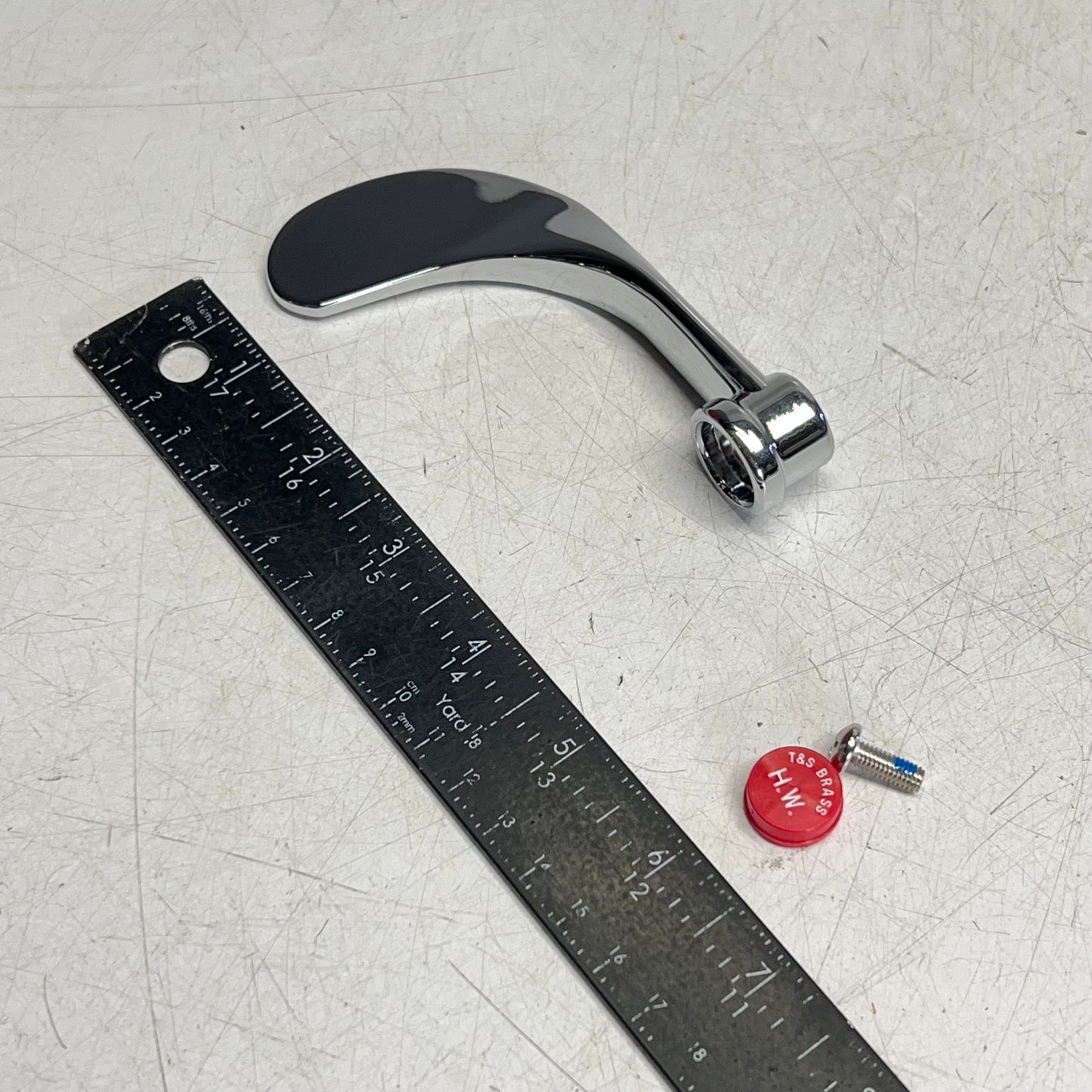 T & S Reliability Built In Wrist Action Handle & Hot Index W/ Hardware B-WH4H