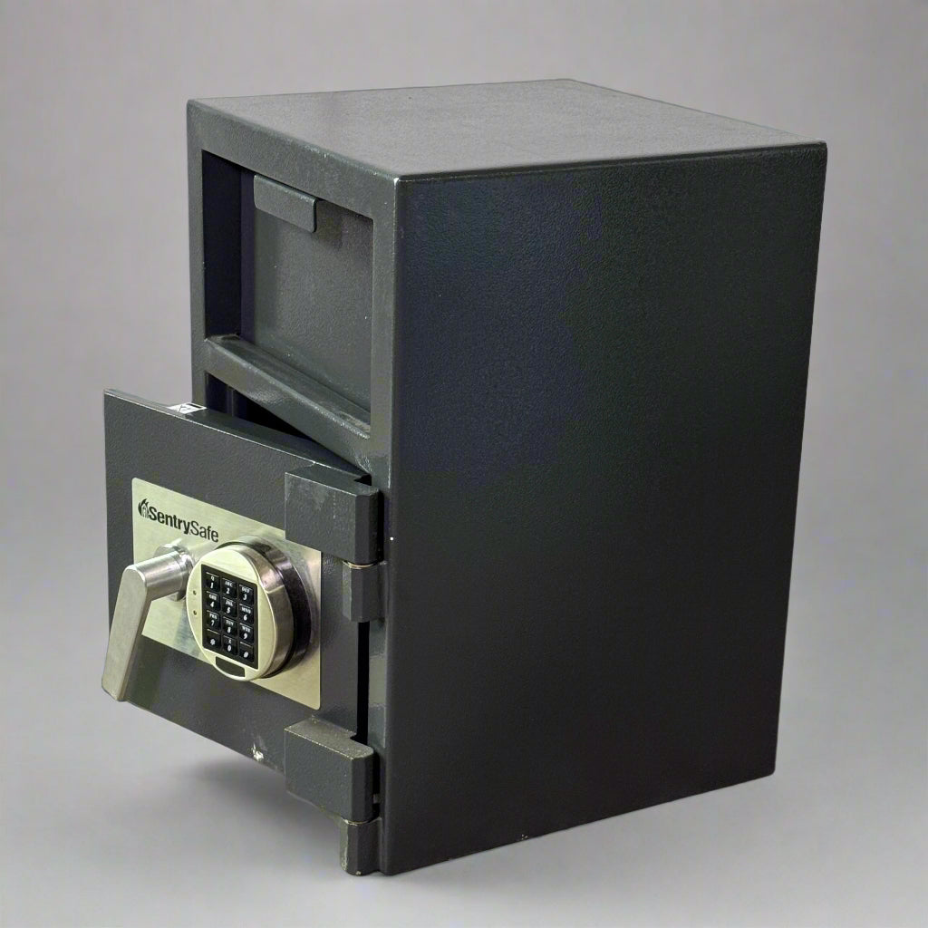 SENTRYSAFE Depository Safe Box 0.9 Cu. Ft. 14" x 14" x 20"H Dark Grey DH-074E