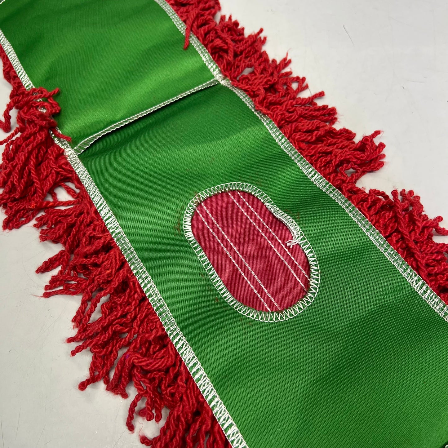 SHENZHEN (2 PACK) Synthetic Cotton Long Mop Head 37" X 6" Red/Green DP0018