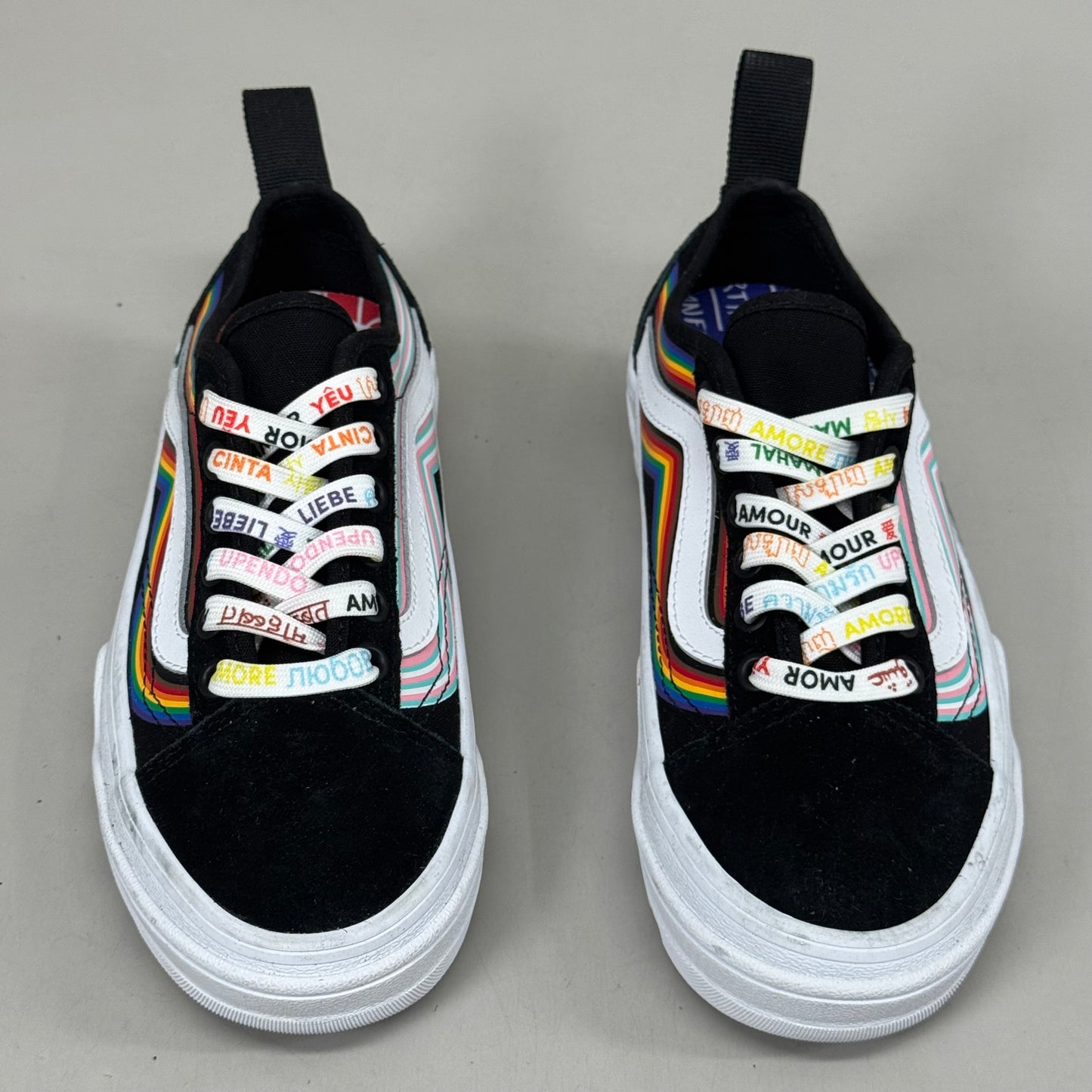 VANS Old Skool Sentry WC Pride Sneaker Women's 5.0 Men's 3.5 Rainbow/Black/White