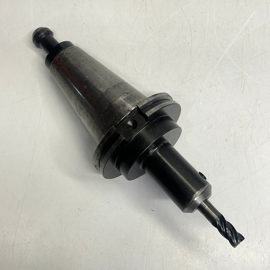 BIG End Mill Holder & Bit for CNC Machining 1/2" 4.0" CV50-EM-.500-4.00 (Used)