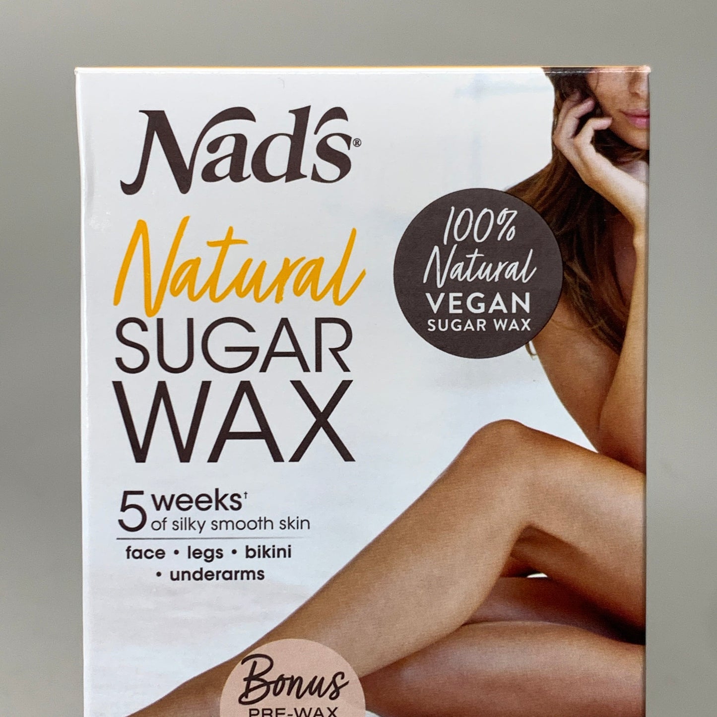NADS Natural Sugar Wax With Bonus Pre-Wax Cleansing Soap 5269EN03