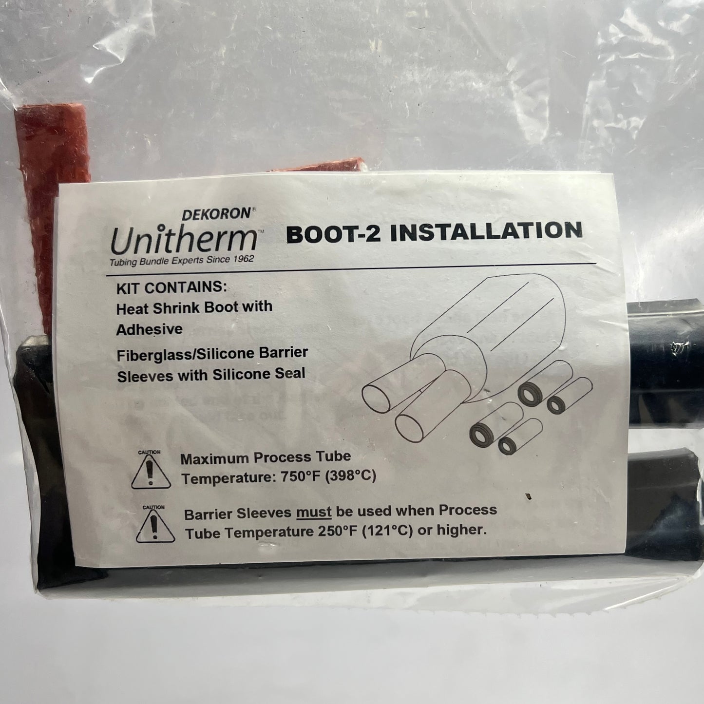 DEKORON Unitherm Boot-2 Installation Kit for Sealing Tubing Bundles