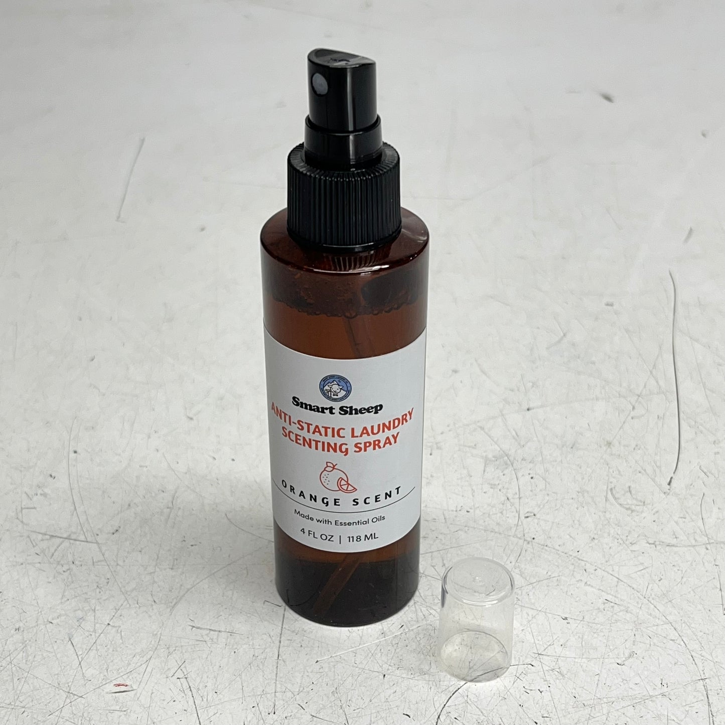 SMART SHEEP (2 PACK) Anti-static Orange Scent Spray W/ Essential Oil 4 fl oz