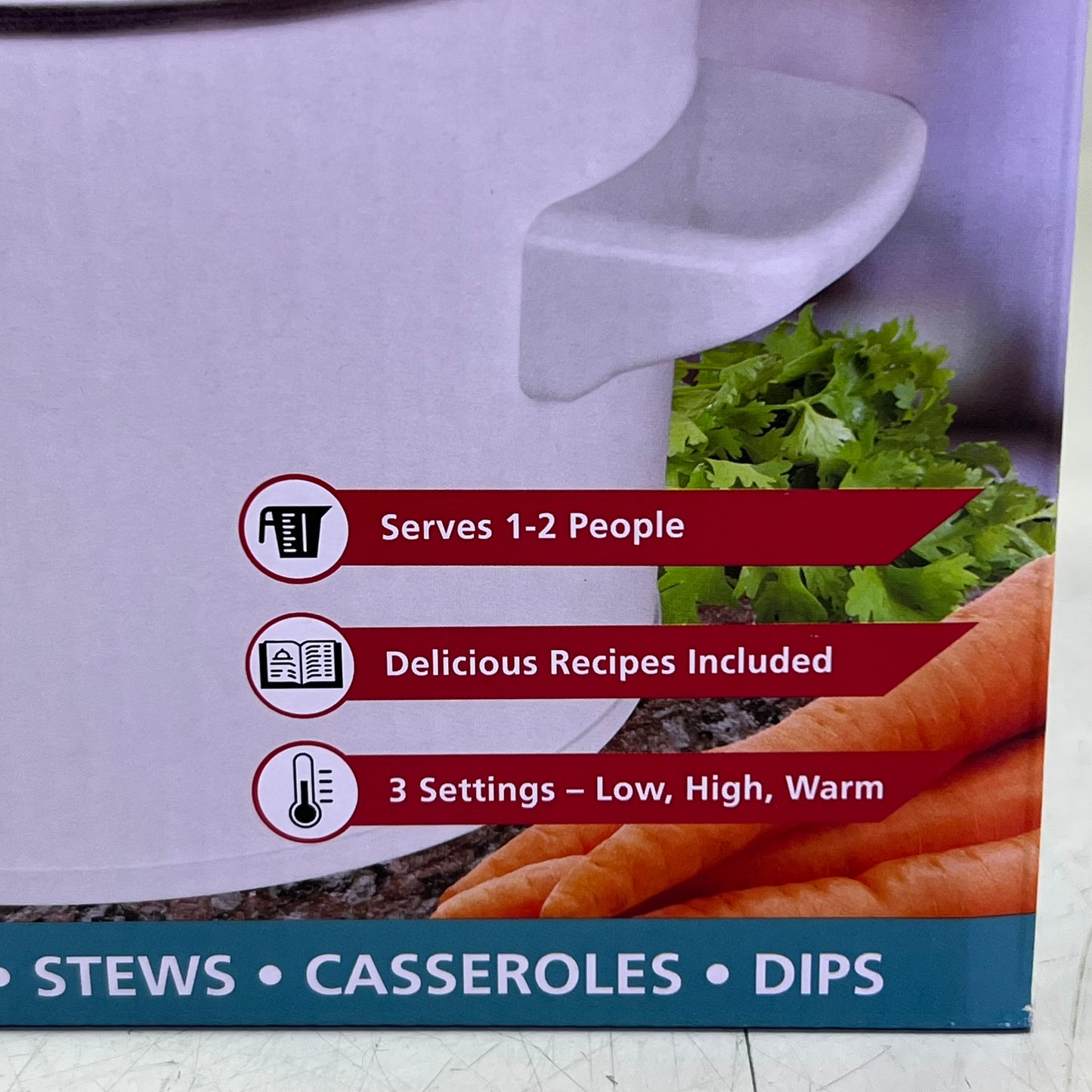 BRENTWOOD 1.5 Quart Slow Cooker SC-115W